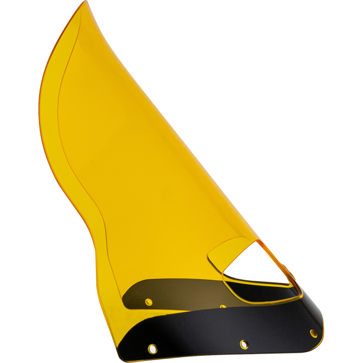KLOCK WERKS - Kolor Flare Windshield - Yellow - Memphis Shades Road Warrior Fairing - MetalCore Harley Supply