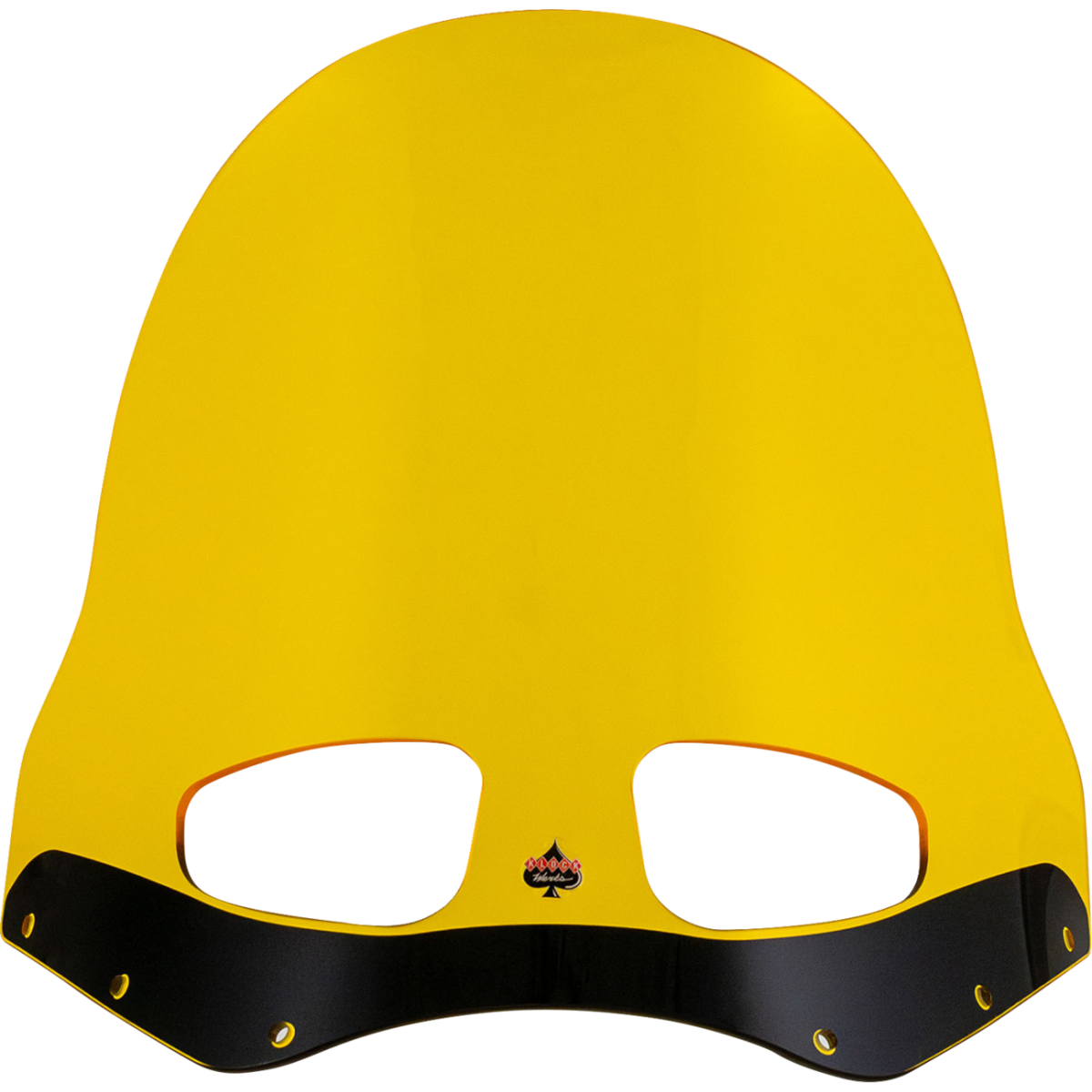 KLOCK WERKS - Kolor Flare Windshield - Yellow - Memphis Shades Road Warrior Fairing - MetalCore Harley Supply - View 3
