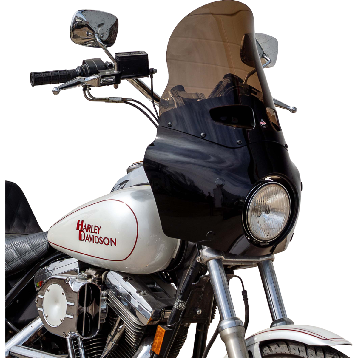 KLOCK WERKS - Kolor Flare Windshield - Bronze - Memphis Shades Road Warrior Fairing - MetalCore Harley Supply - View 3