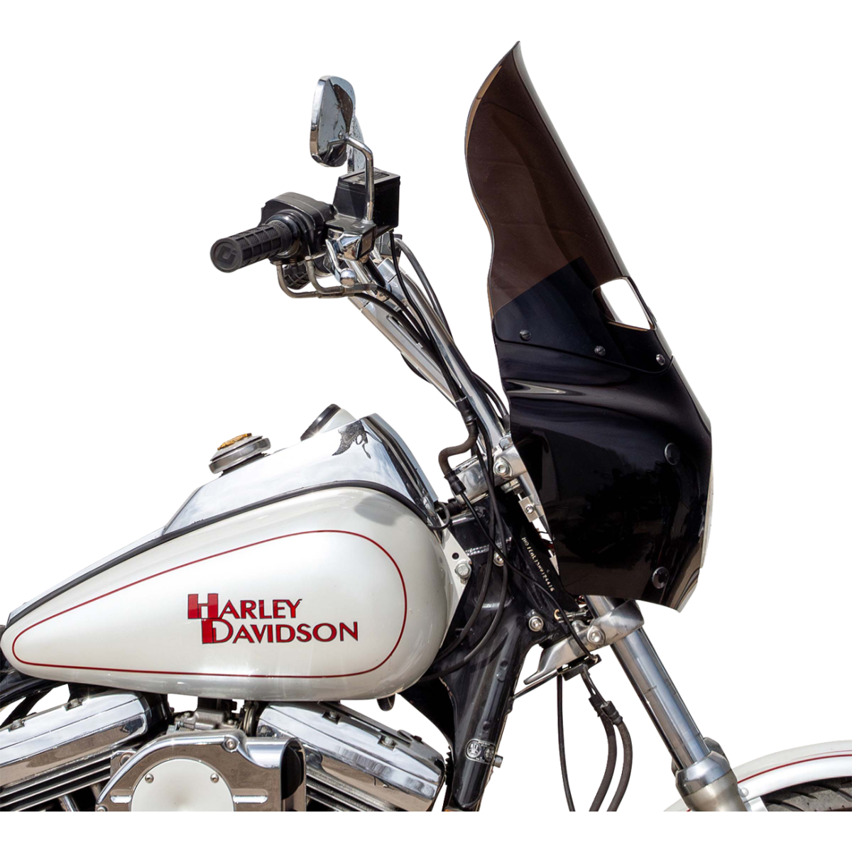 KLOCK WERKS - Kolor Flare Windshield - Bronze - Memphis Shades Road Warrior Fairing - MetalCore Harley Supply - View 4