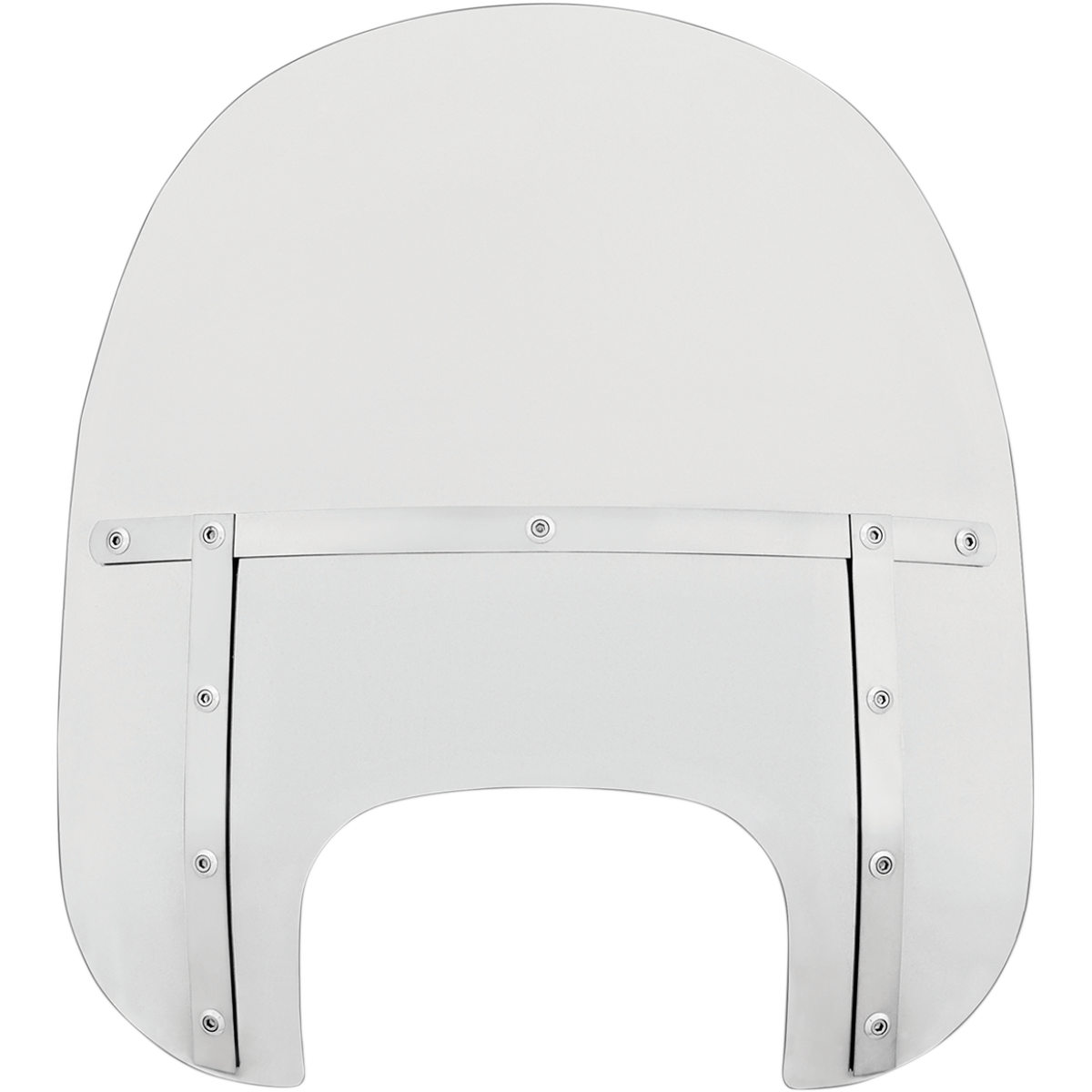 MEMPHIS SHADES - Memphis Fats Windshield M8 Fat Boy - 17" - Clear - MetalCore Harley Supply