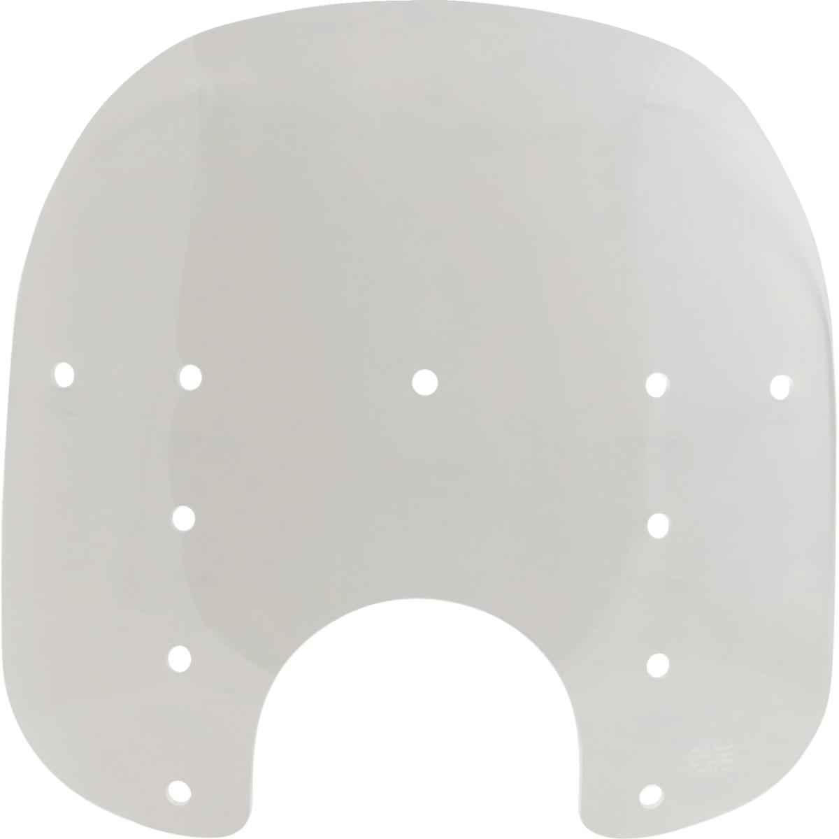 MEMPHIS SHADES - Replacement Plastic for Memphis Fats - 5 3/4" - 7" - 15" - Clear - MetalCore Harley Supply