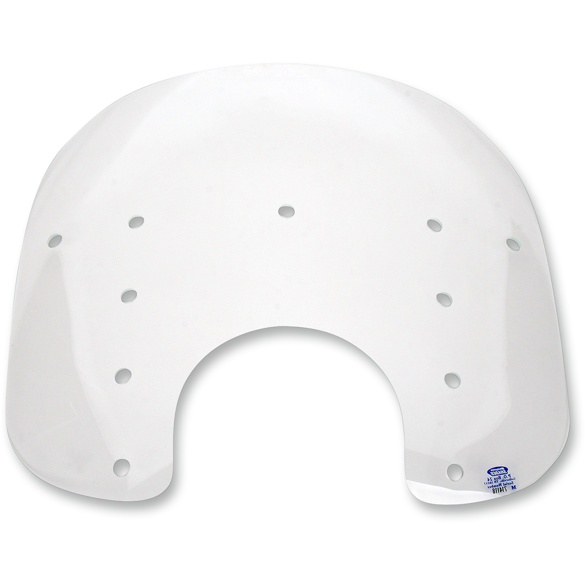 MEMPHIS SHADES - Replacement Plastic for Memphis Fats - 9" - 15" - Clear - MetalCore Harley Supply - View 2