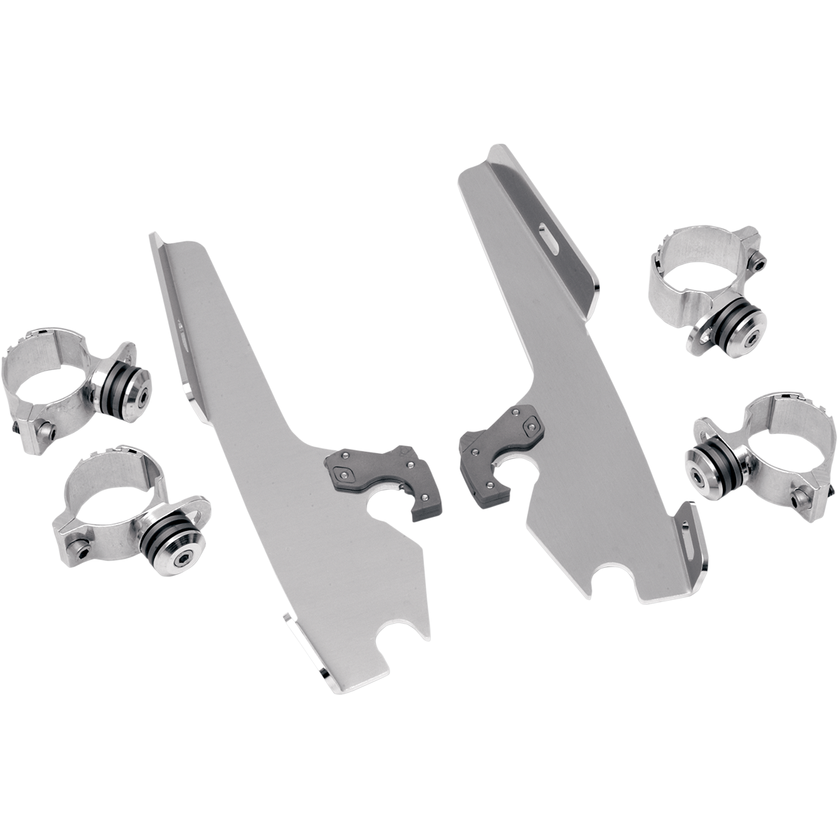 MEMPHIS SHADES - Fats and Slim Trigger-Lock Mount Kit - 84-13 FXST/FXSTD/FXSTB/FXS, 93-05 FXDWG, 80-86 FXWG, other wide fo...