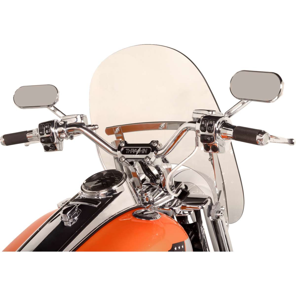 MEMPHIS SHADES - Batwing Trigger-Lock Mount Kit - '94-'22 FLHR/FLHRI/FLHRCI/FLHRSI Polished View 2 - MetalCore Harley Supply