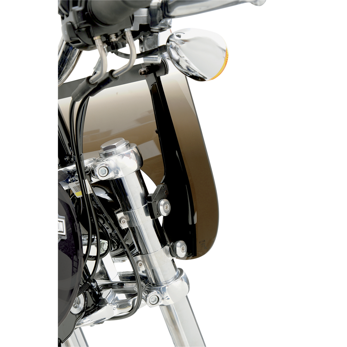 MEMPHIS SHADES - Batwing Trigger-Lock Mount Kit - '94-'22 FLHR/FLHRI/FLHRCI/FLHRSI Black - MetalCore Harley Supply