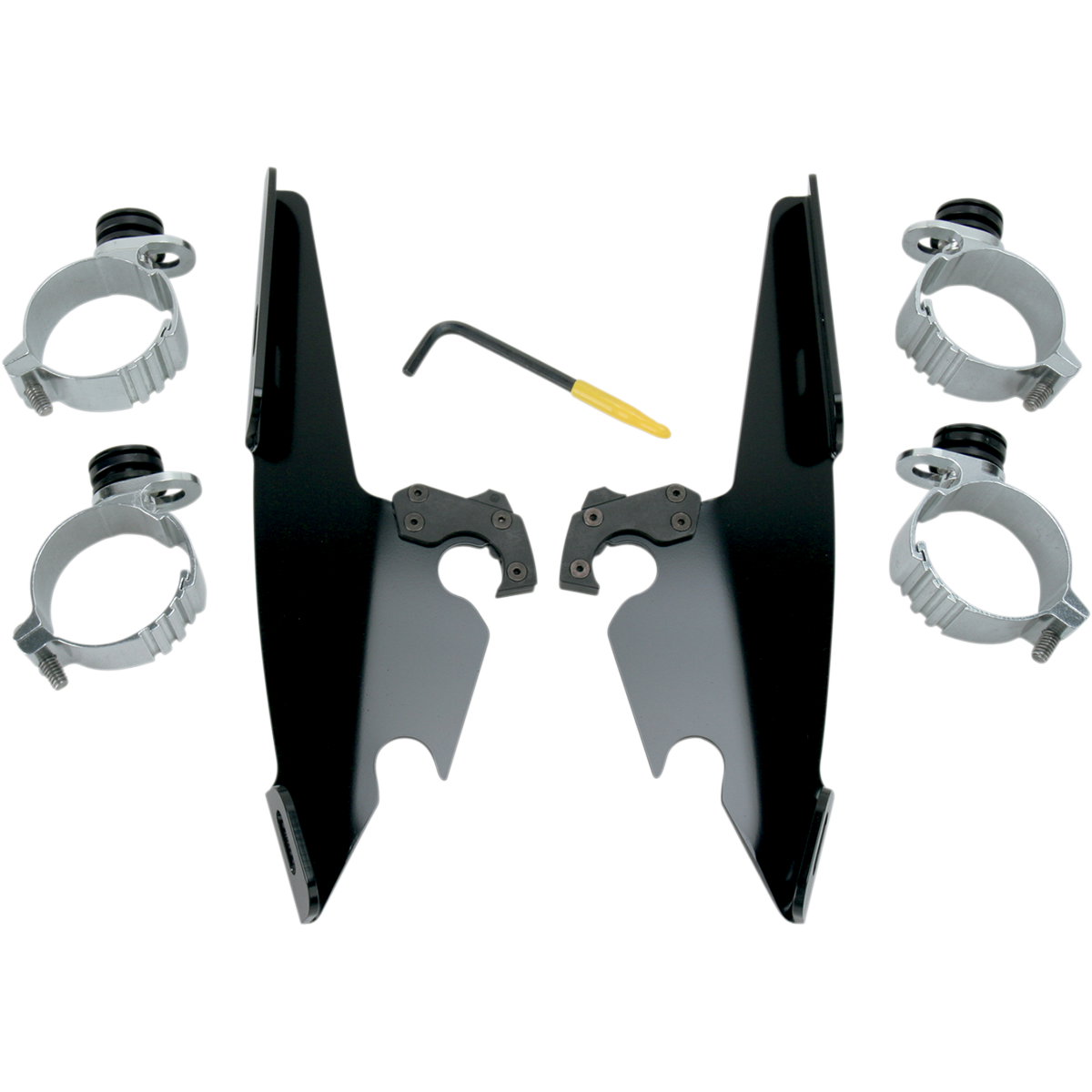 MEMPHIS SHADES - Fats and Slim Trigger-Lock Mount Kit - 18-25 FXBB/FXBBS, 18-24 FXST, 08-11 FXCW/C, 06-17 FX - 23200083