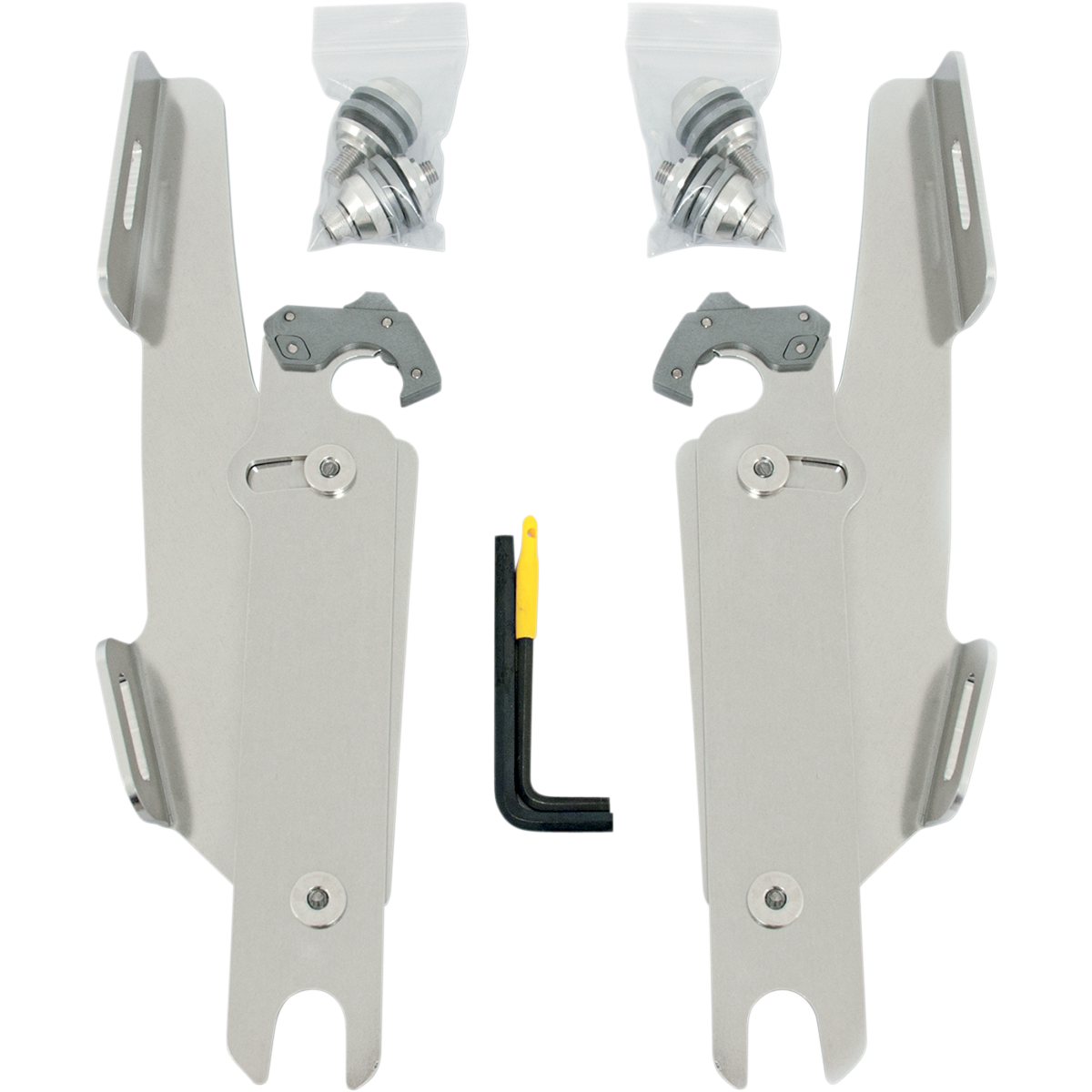 MEMPHIS SHADES - Fats and Slim Trigger-Lock Mount Kit - 86-17 FLSTC, 90-17 FLSTF/FLSTFB/FLS, 93-96 and 05-17 FLSTN, withou...