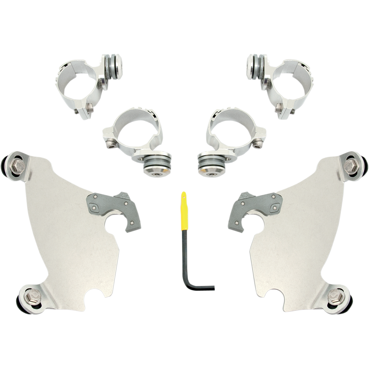 MEMPHIS SHADES - Gauntlet Trigger-Lock Mount Kit - '91-'05 FXD/FXR, '86-'21 XL, '96-'10 XL883C/1200C, '06-'11 XL1200L, '07-'1