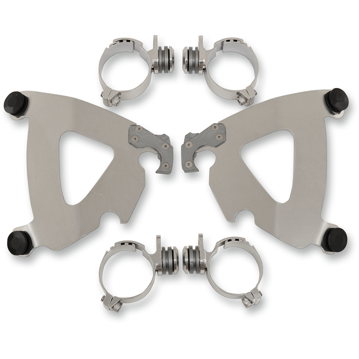 MEMPHIS SHADES - Road Warrior Trigger-Lock Mount Kit - '13-'17 FXSB, '08-'17 FXDF, '06-'17 FXDWG Polished