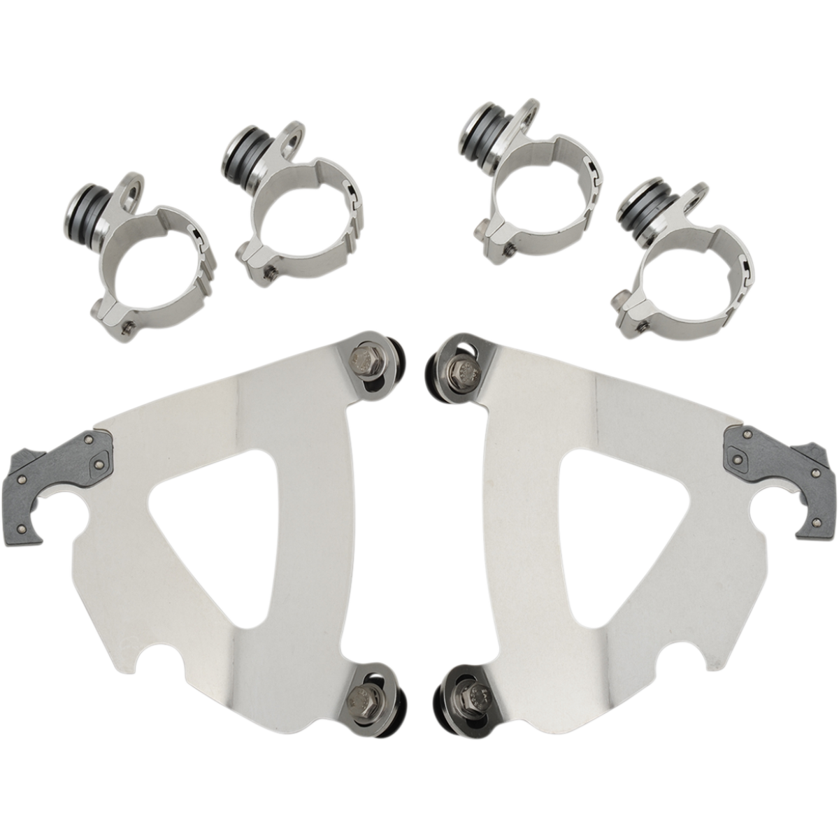 MEMPHIS SHADES - Road Warrior Trigger-Lock Mount Kit - '11-'13 FXS, '84-'99 FXST/FXSTC/FXSTD/FXSTB, '84-'86 FXWG, '93-'05 FXD
