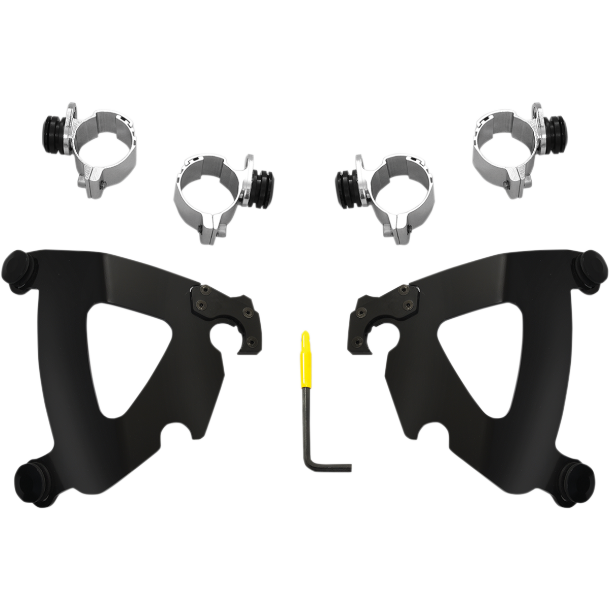 MEMPHIS SHADES - Road Warrior Trigger-Lock Mount Kit - '11-'13 FXS, '84-'99 FXST/FXSTC/FXSTD/FXSTB, '84-'86 FXWG, '93 #2