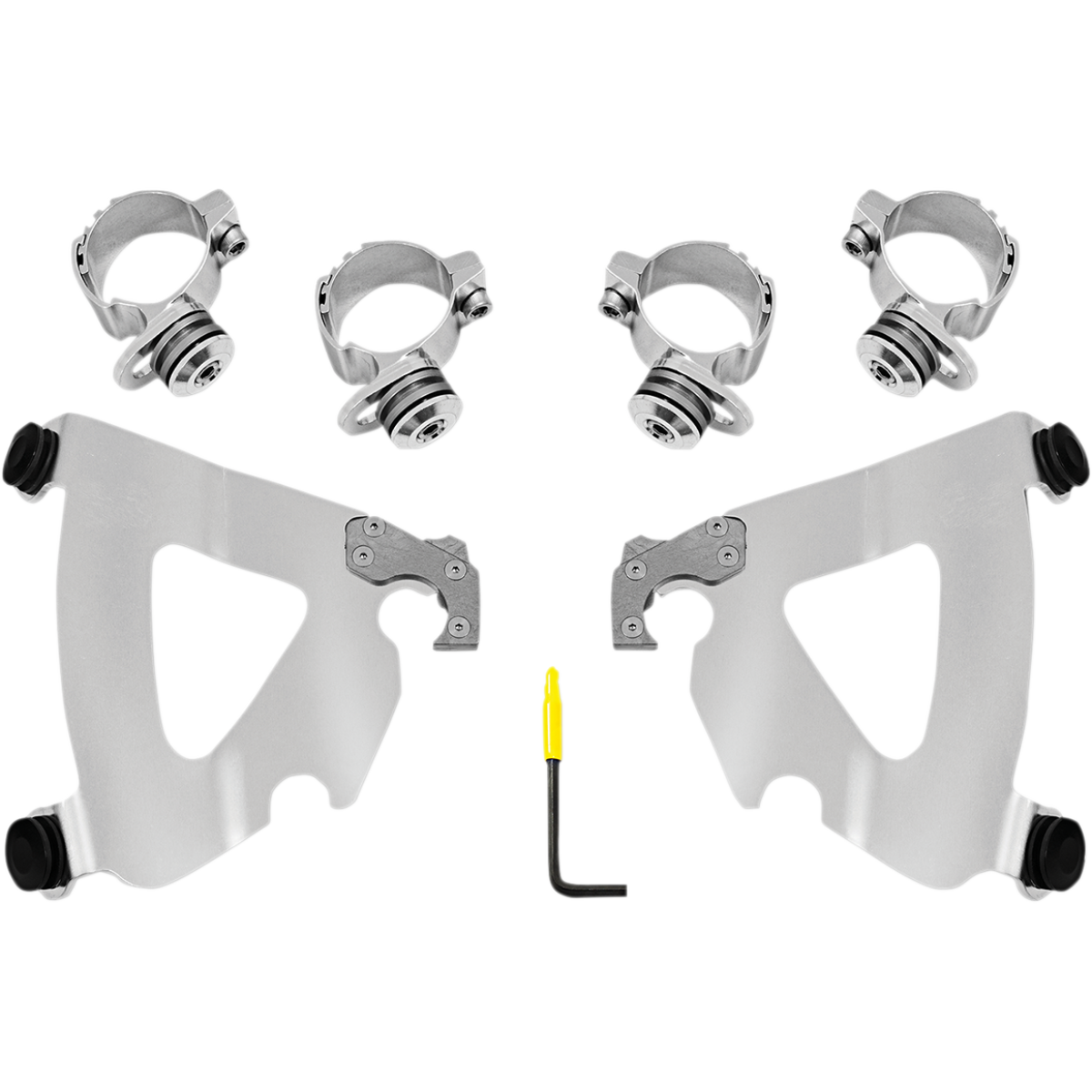 MEMPHIS SHADES - Road Warrior Trigger-Lock Mount Kit - '91-'05 FXD/FXDL/FXDX, '86-'10 XL, '11-'21 XL883L, '09-'22 XL883N Poli