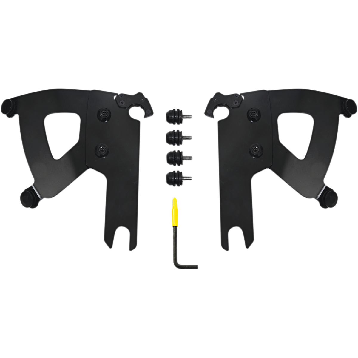 MEMPHIS SHADES - Road Warrior Trigger-Lock Mount Kit - '18-'24 FLHRXS and '04-'07 FLHRS/FLHRSI Black