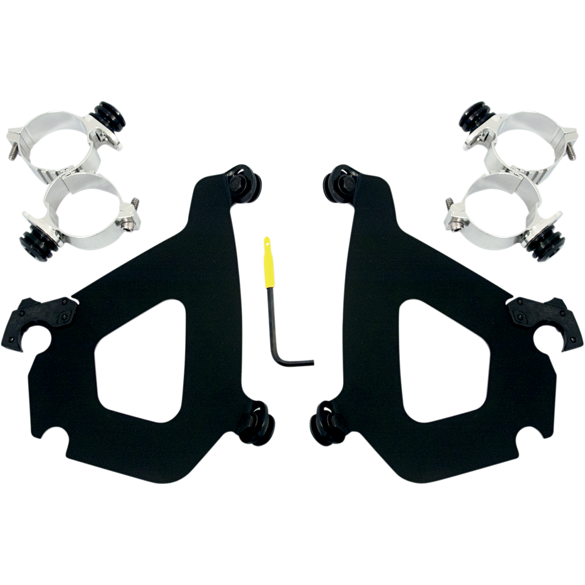 MEMPHIS SHADES - Bullet Trigger-Lock Mount Kit - '18-'23 FLHRXS and '04-'07 FLHRS/FLHRI Polished View 2
