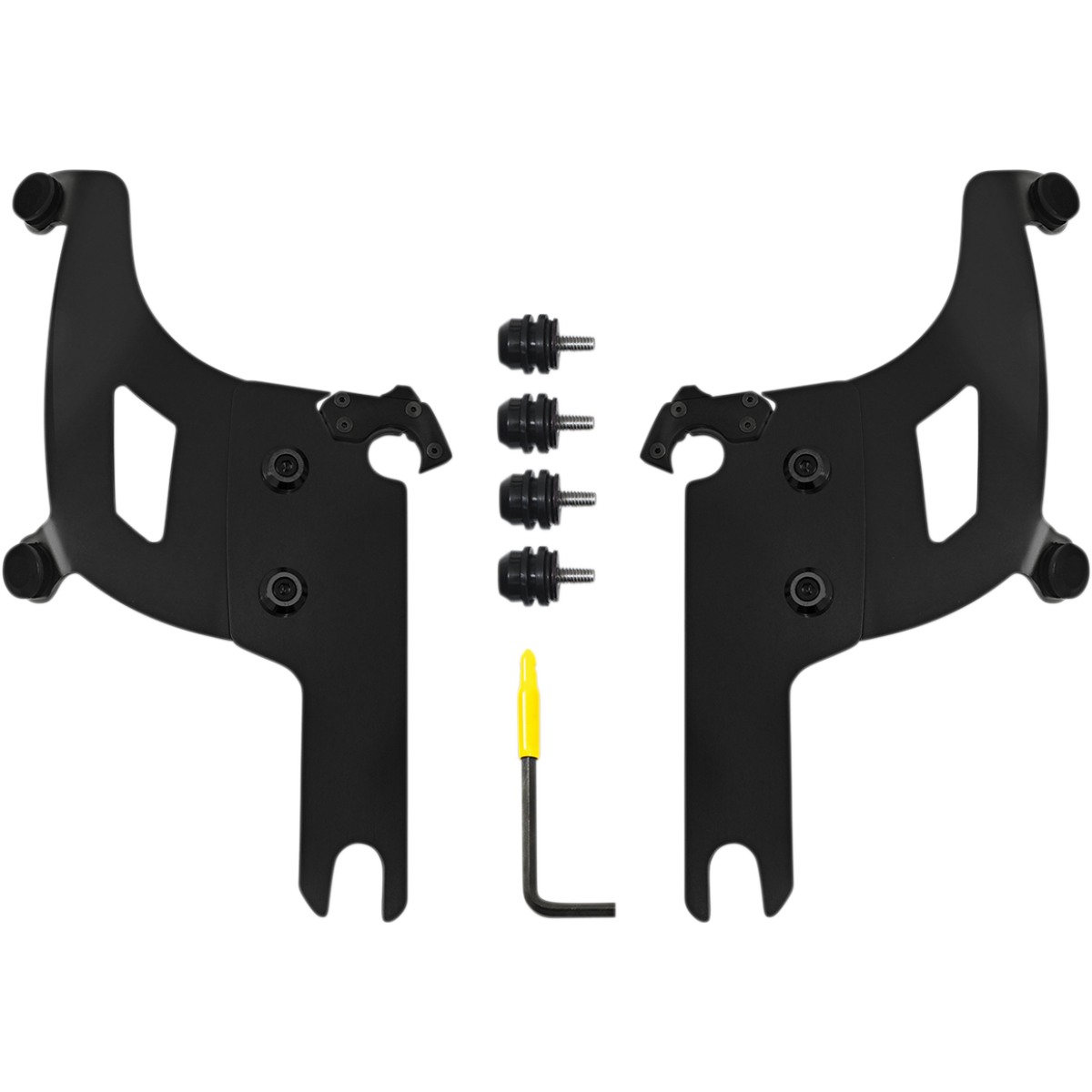 MEMPHIS SHADES - Bullet Trigger-Lock Mount Kit - '18-'23 FLHRXS and '04-'07 FLHRS/FLHRI Black - MetalCore Harley Supply
