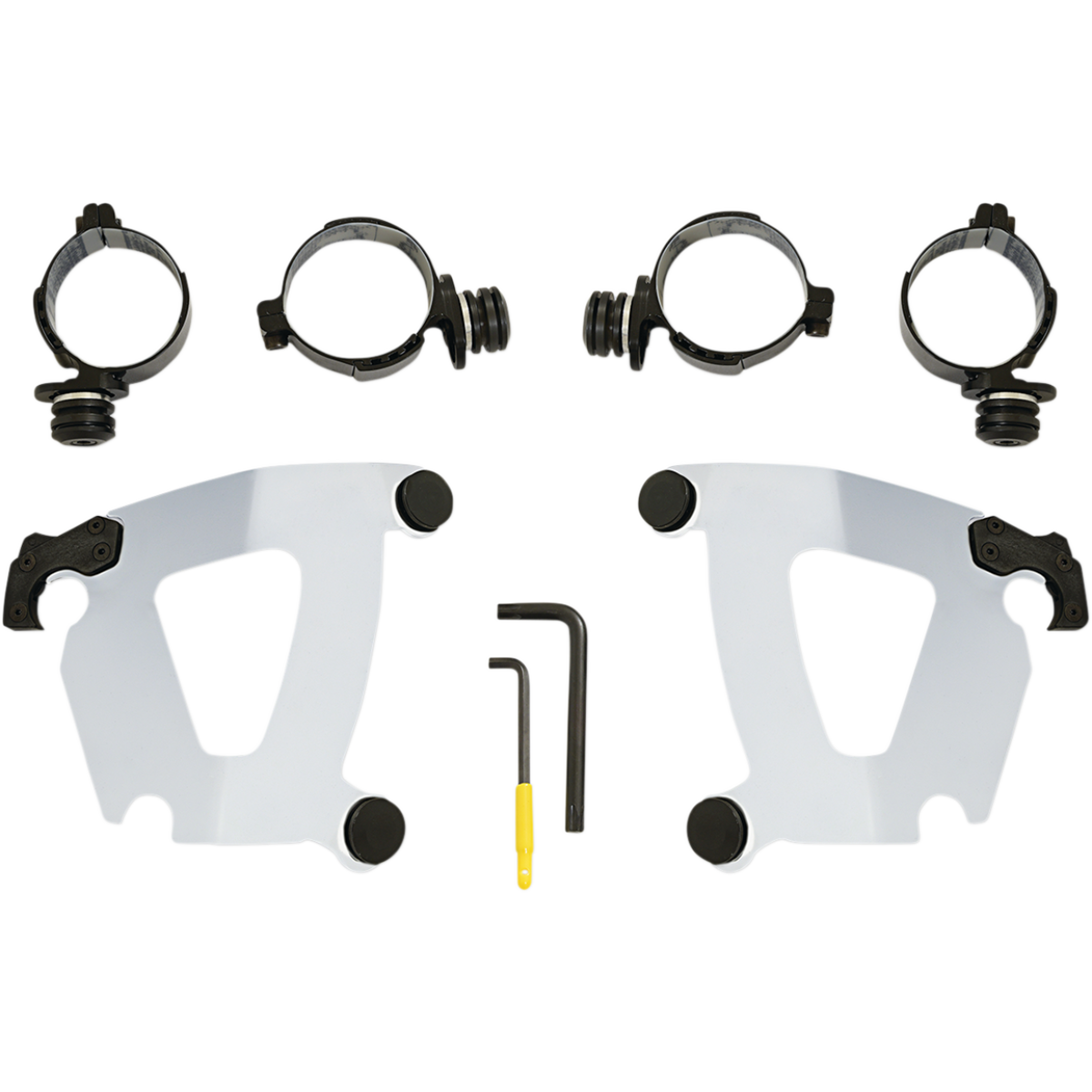 MEMPHIS SHADES - Road Warrior Trigger-Lock Mount Kit - '18-'24 FXFB/S Polished - MetalCore Harley Supply