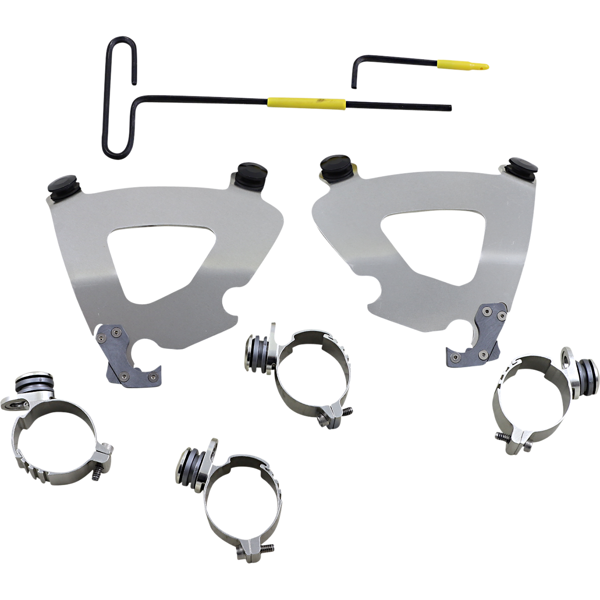 MEMPHIS SHADES - Gauntlet Trigger-Lock Mount Kit - '16-'22 XL1200X Polished - MetalCore Harley Supply