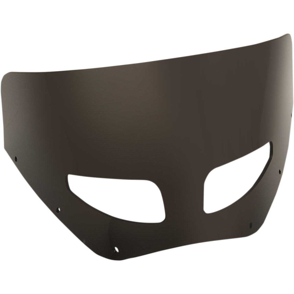 MEMPHIS SHADES - Road Warrior Windshield - 9" Dark black smoke Vented - MetalCore Harley Supply