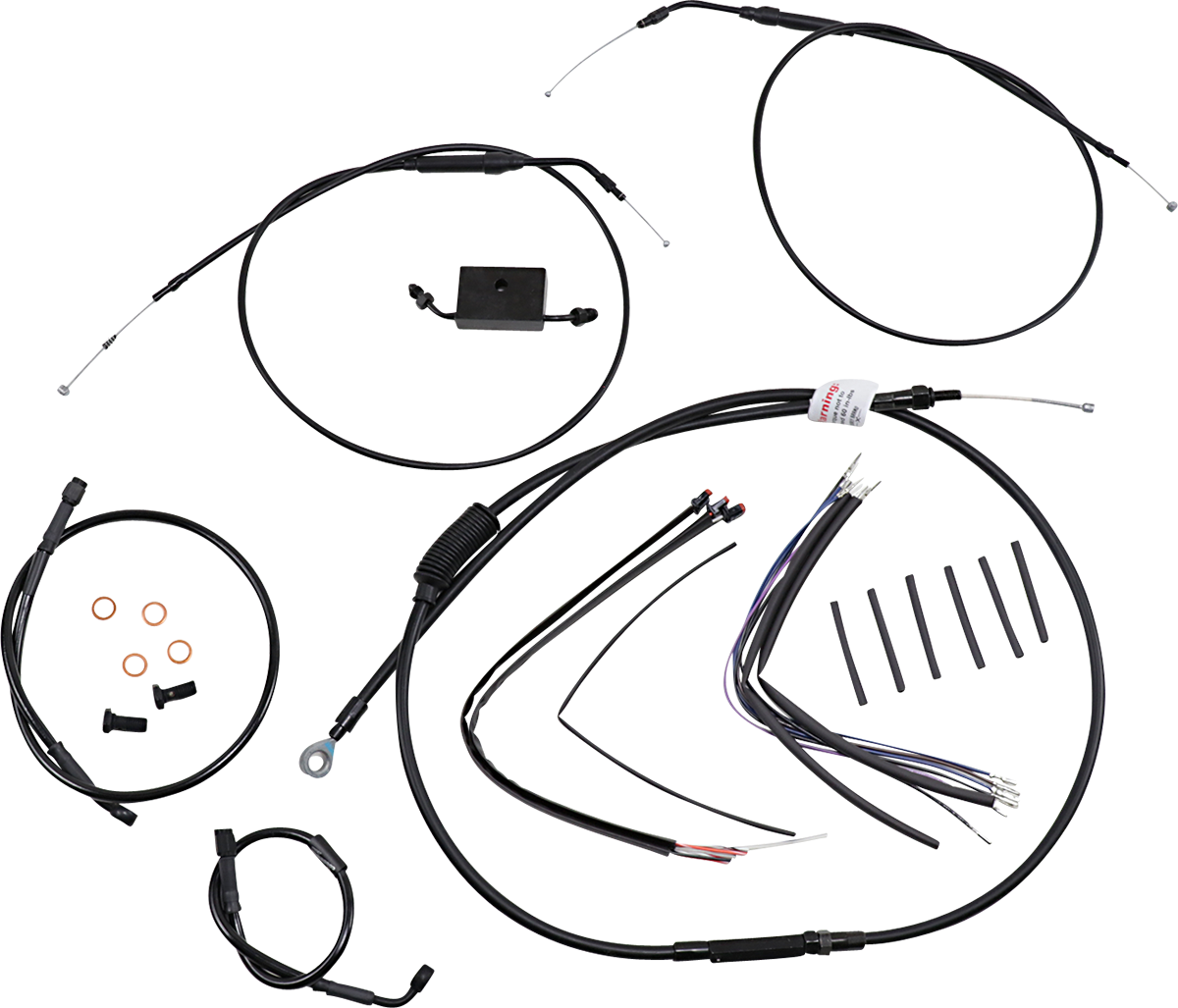 BURLY BRAND-Complete Handlebar Install Kits for T BARS / '04-'22 Sportster-Handlebar Install Kits-MetalCore Harley Supply