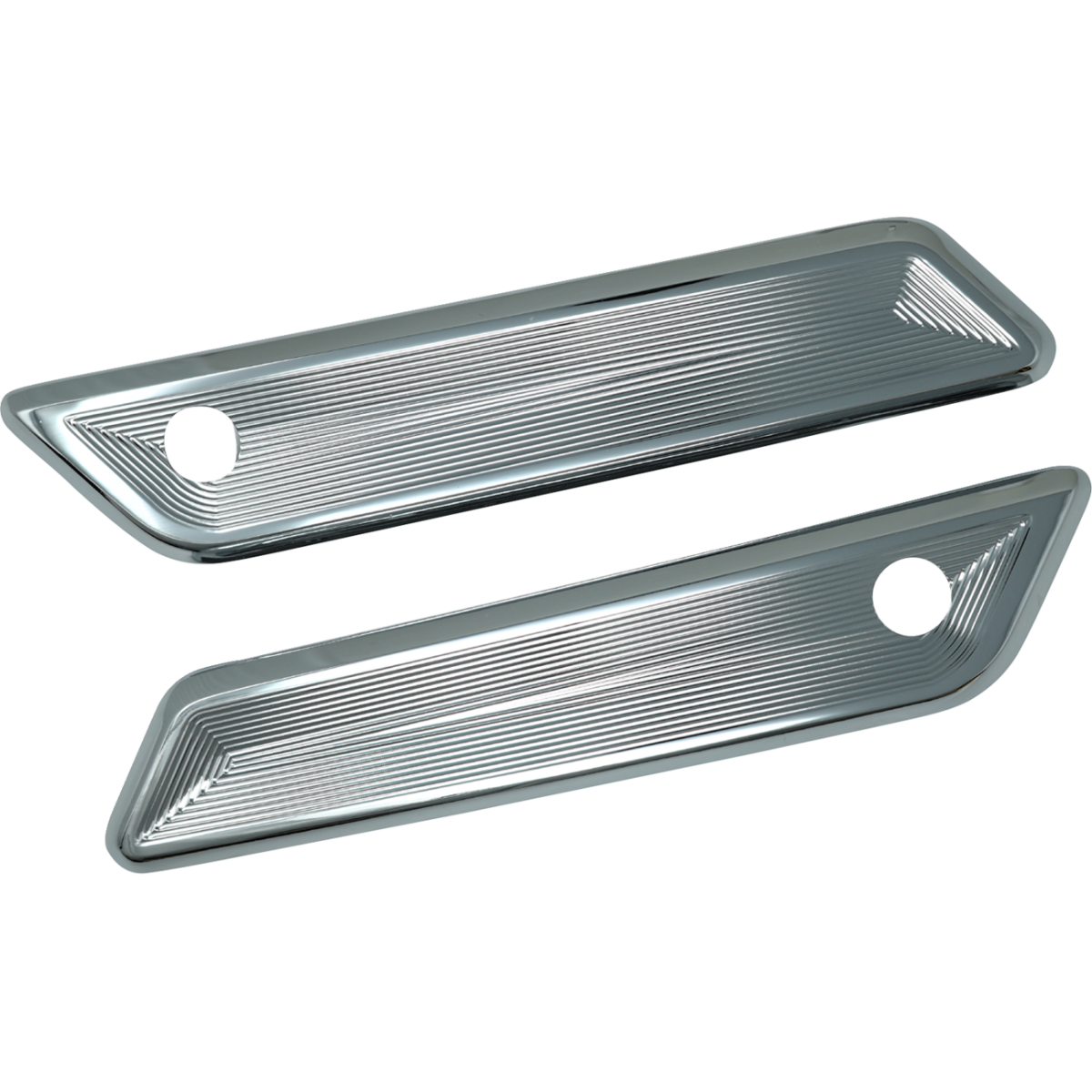 KODLIN - Vektor Latch Covers Chrome '23-'26 - Latch Covers - MetalCore Harley Supply