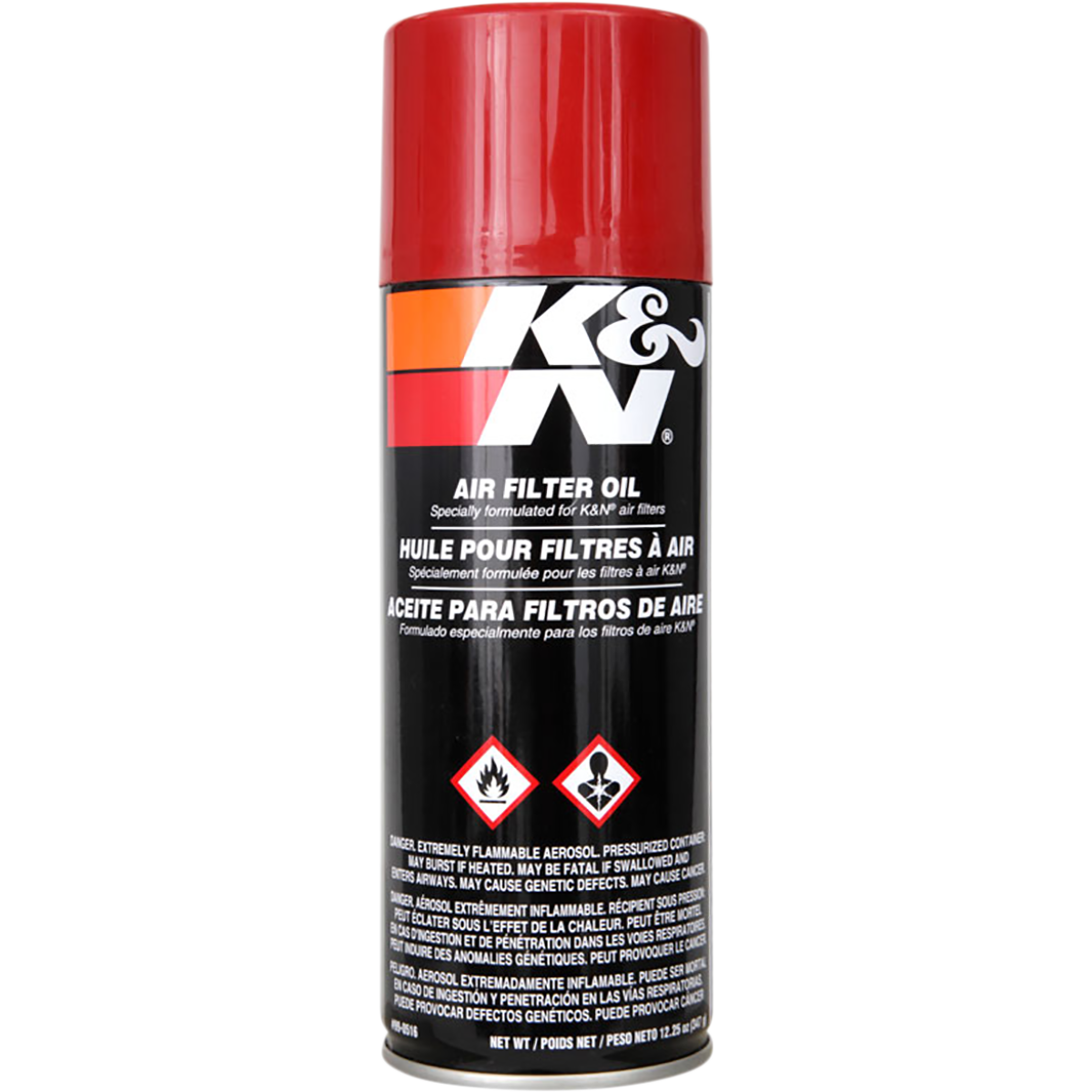 K&N Filters - Air Filter Oil - 12.25 oz Aerosol - Air Filter Oil - MetalCore Harley Supply
