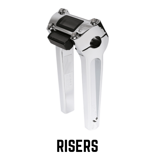 MetalCore's Harley Dyna parts Riser collection