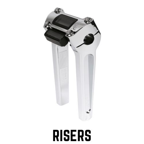 MetalCore's Harley Softail parts Risers collection