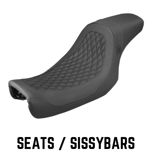MetalCore's Harley Softail parts Seats and Sissy Bars collection