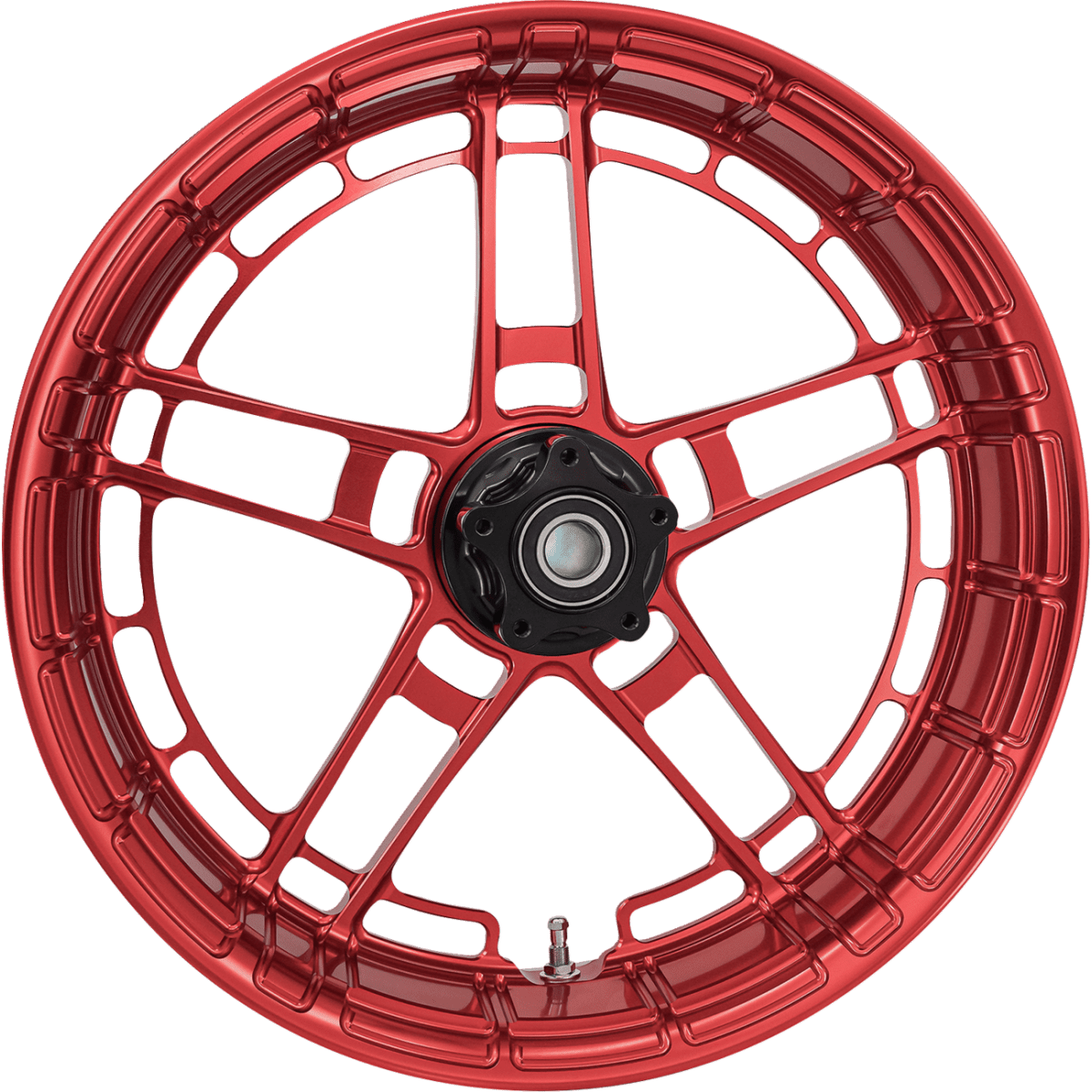 ARLEN NESS - Flatline Rear Rim 18x5.5 Red - Wheels - MetalCore Harley Supply