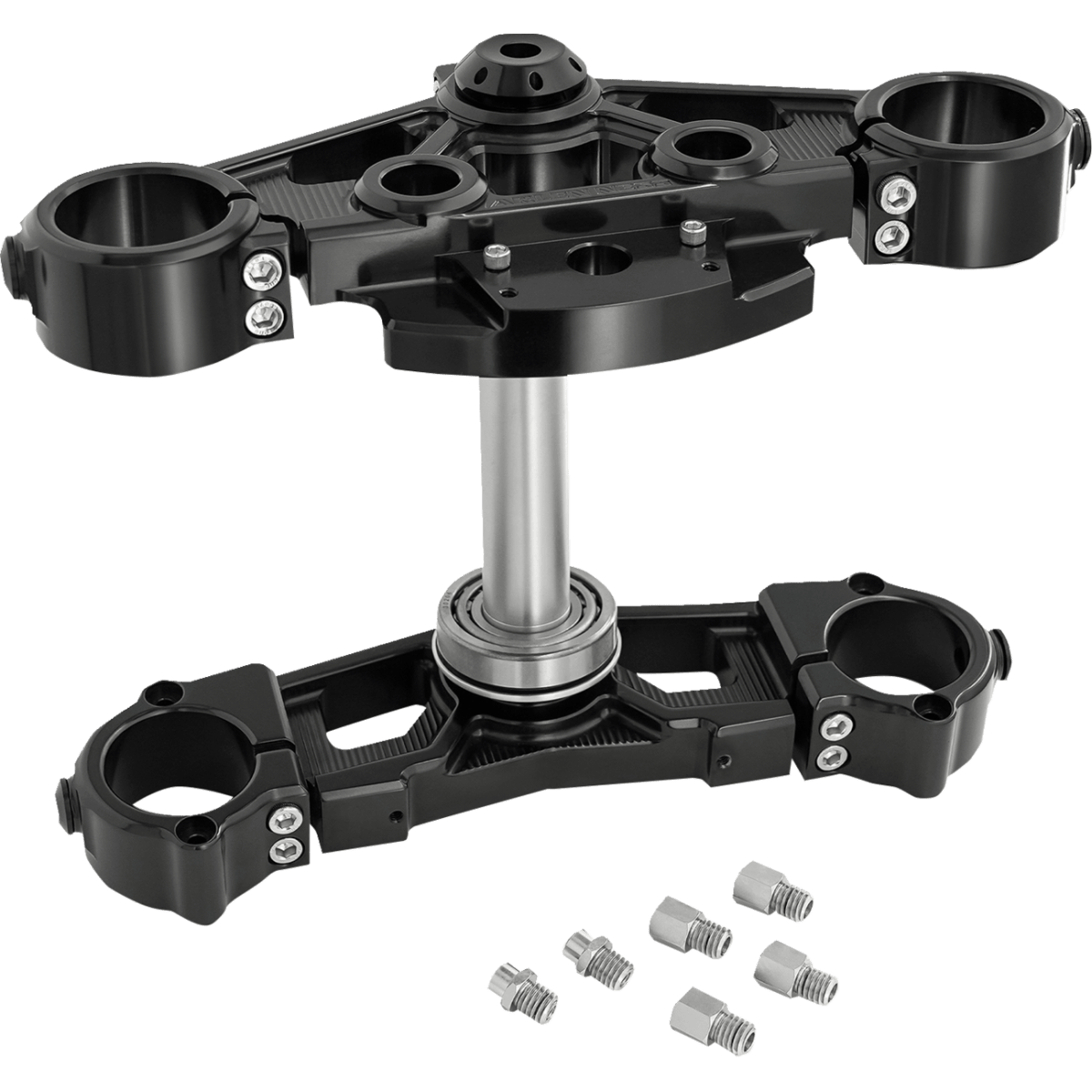 ARLEN NESS - Method 7 Degree Triple Tree Kit Black - Triple Tree - MetalCore Harley Supply