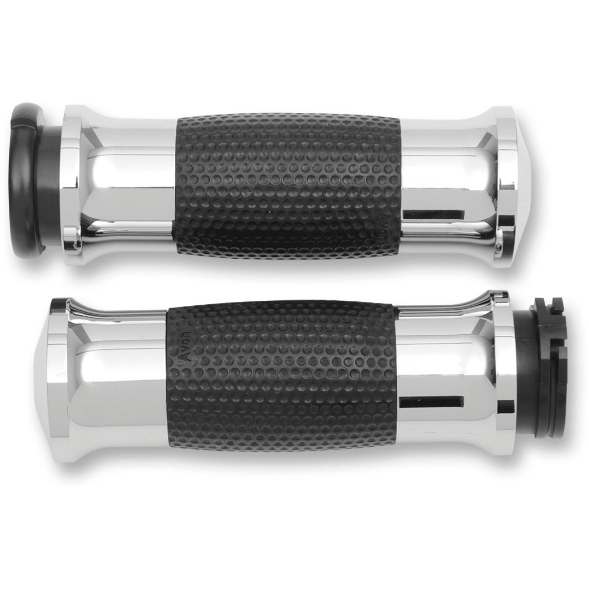 AVON GRIPS - Avon Air GEL Grips - Chrome - Grips - MetalCore Harley Supply