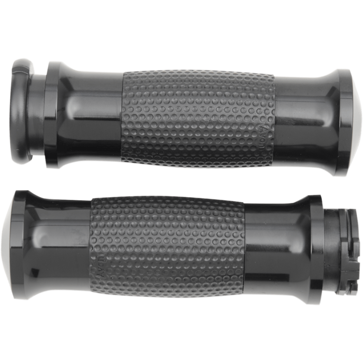 AVON GRIPS - Avon Air GEL Grips - Black Anodized - Grips - MetalCore Harley Supply