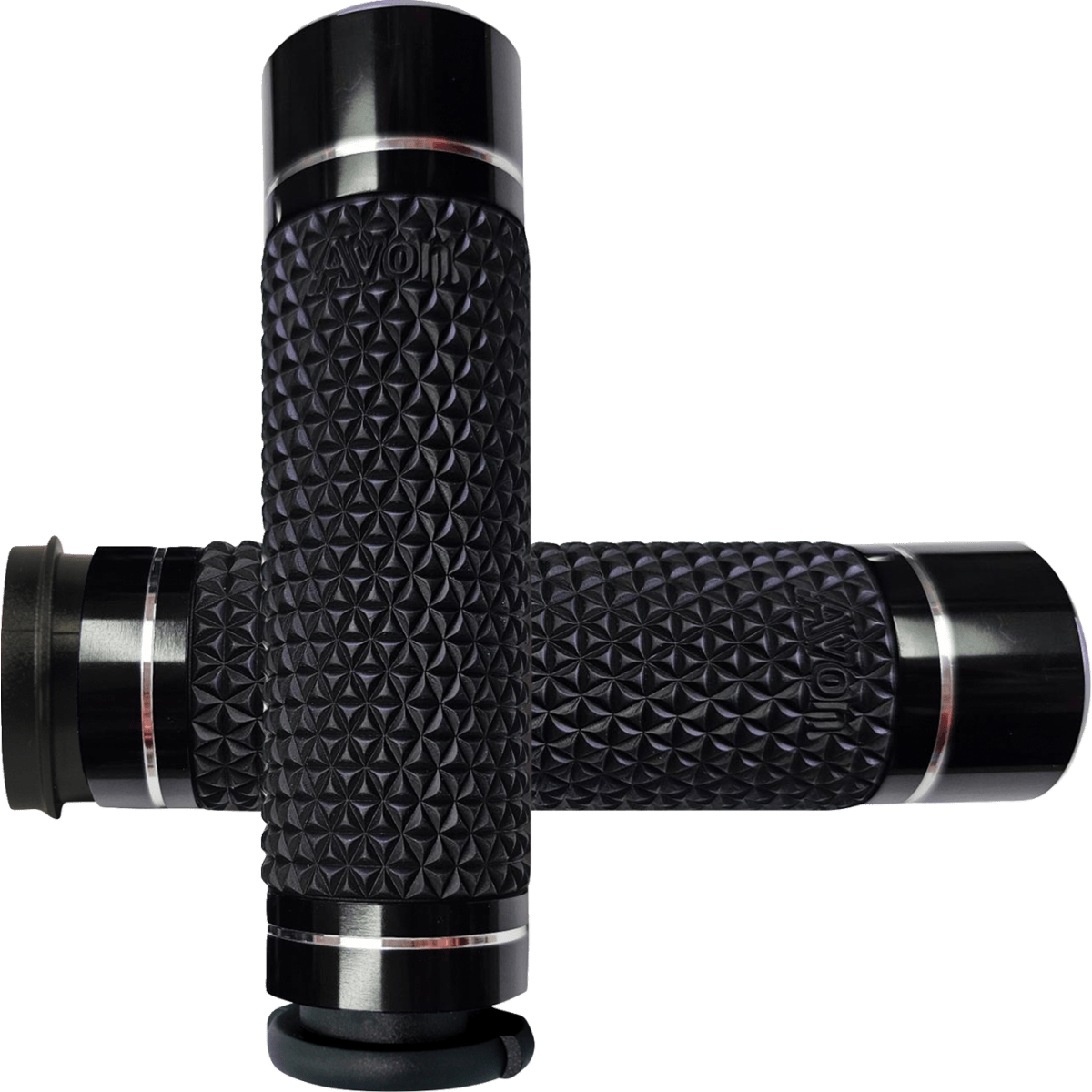 AVON GRIPS - Avon K25 Grips - Black Anodized '08-'25 - Grips - MetalCore Harley Supply