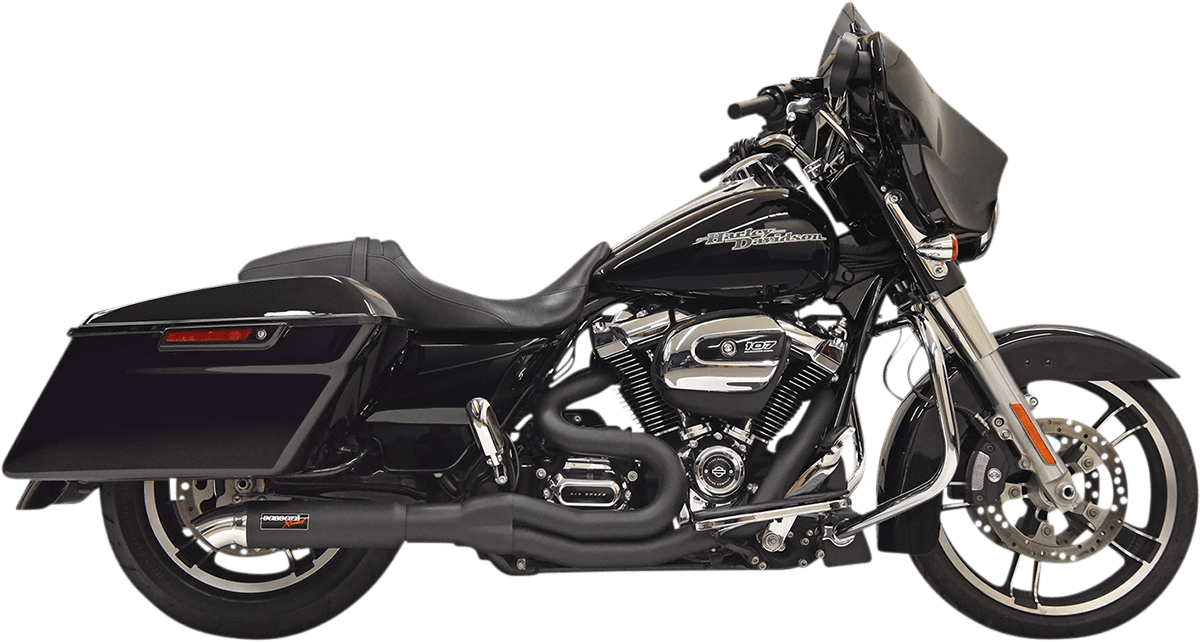 BASSANI EXHAUST-End Cap - Short Megaphone Fluted - MetalCore Harley Supply