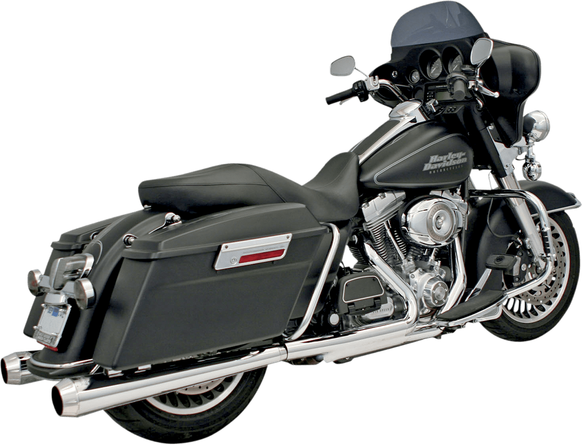BASSANI EXHAUST-Megaphone Slip-On Mufflers - MetalCore Harley Supply