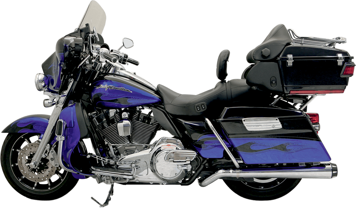 BASSANI EXHAUST-Pseudo Left-Side Megaphone Muffler - MetalCore Harley Supply