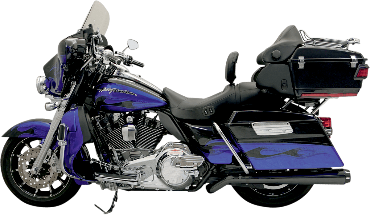 BASSANI EXHAUST-Pseudo Left-Side Megaphone Muffler - MetalCore Harley Supply