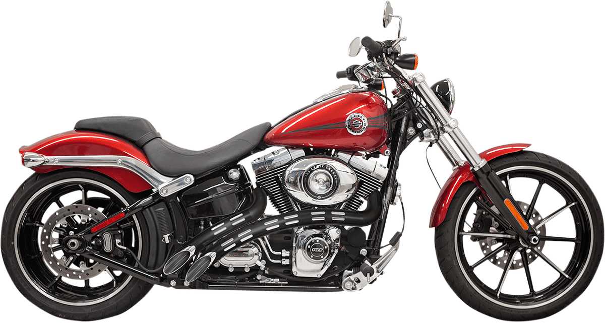 BASSANI EXHAUST-Radial Sweeper Exhaust - MetalCore Harley Supply