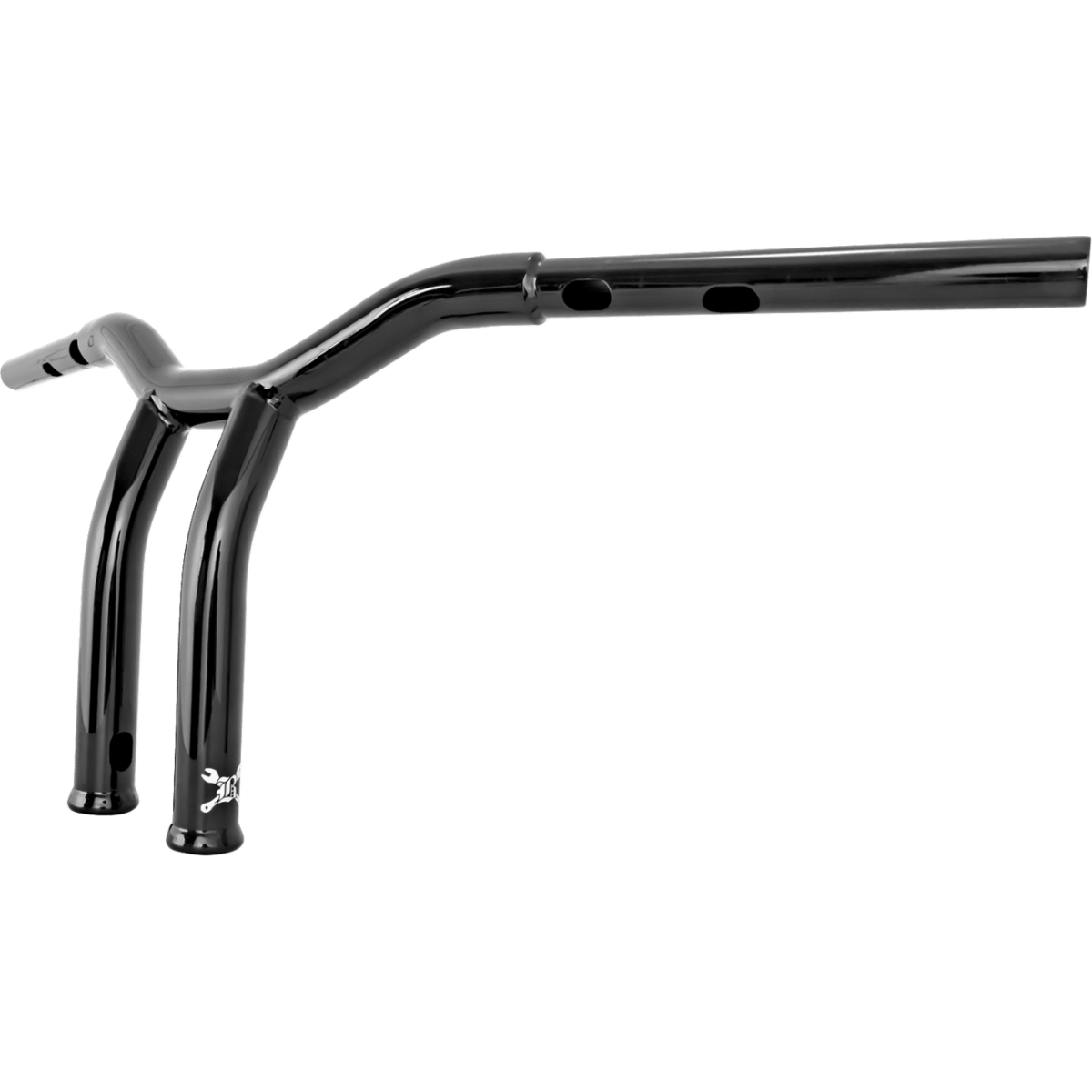 BURLY BRAND - Dominator Handlebars - Black 10" - view 2 - Handlebars - MetalCore Harley Supply