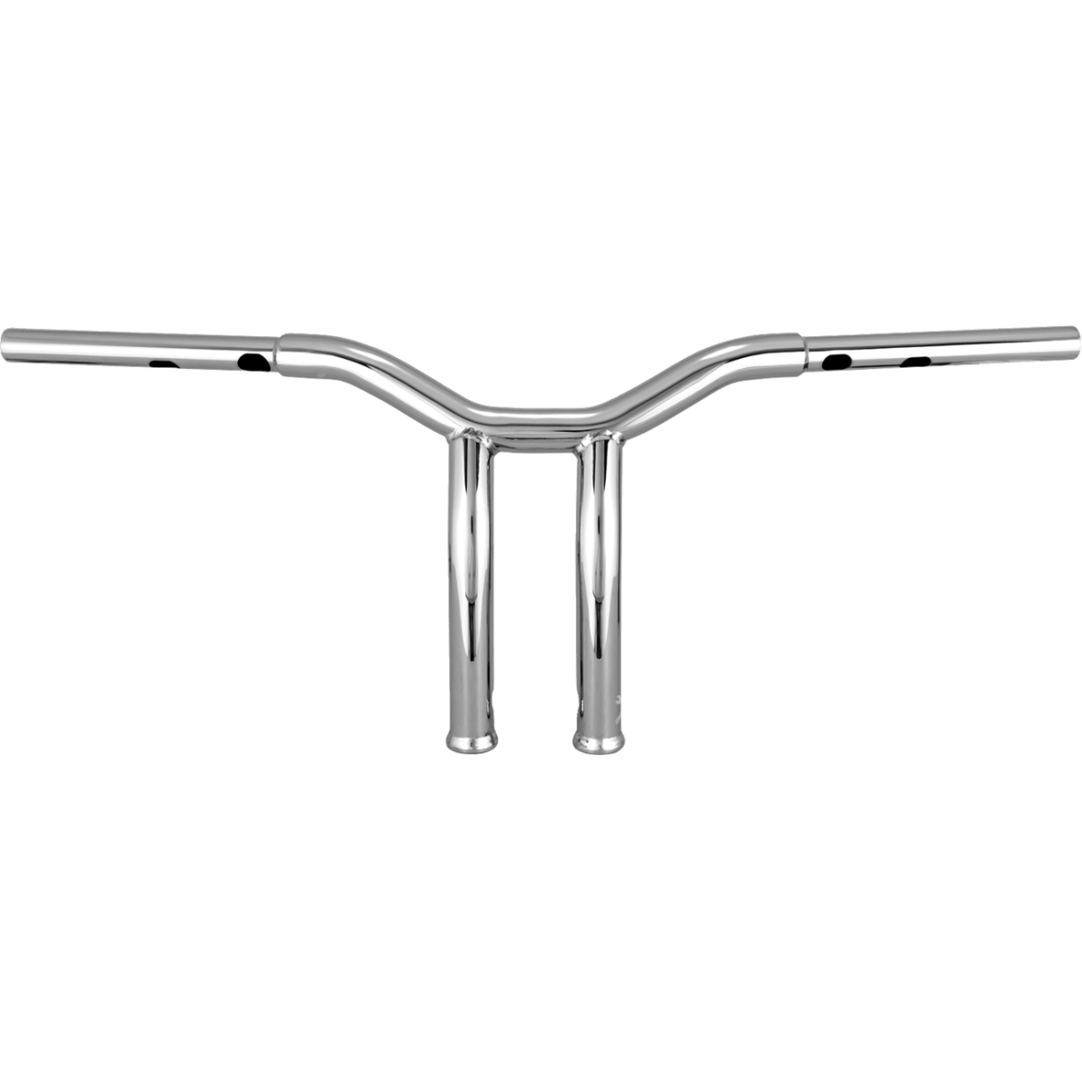 BURLY BRAND - Dominator Handlebars - Chrome 10" - Handlebars - MetalCore Harley Supply