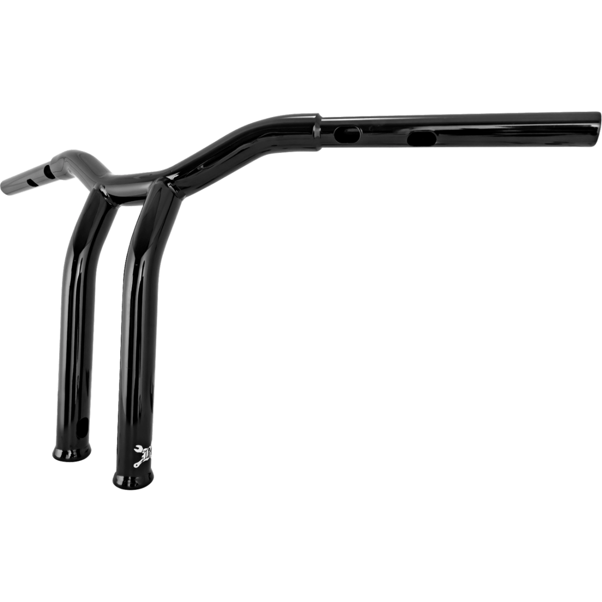 BURLY BRAND - Dominator Handlebars - Black 12" - view 2 - Handlebars - MetalCore Harley Supply