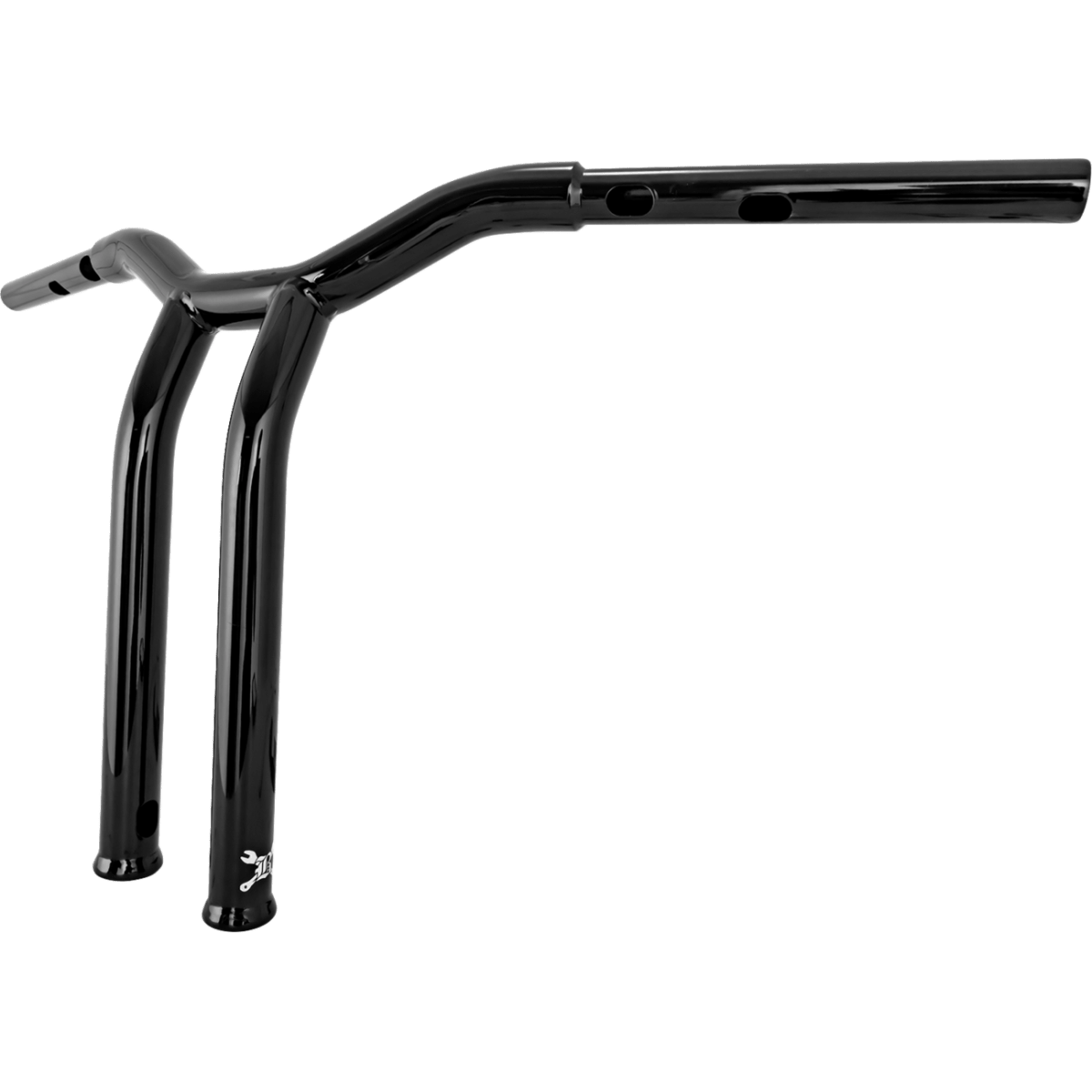 BURLY BRAND - Dominator Handlebars - Black 14" - view 2 - Handlebars - MetalCore Harley Supply