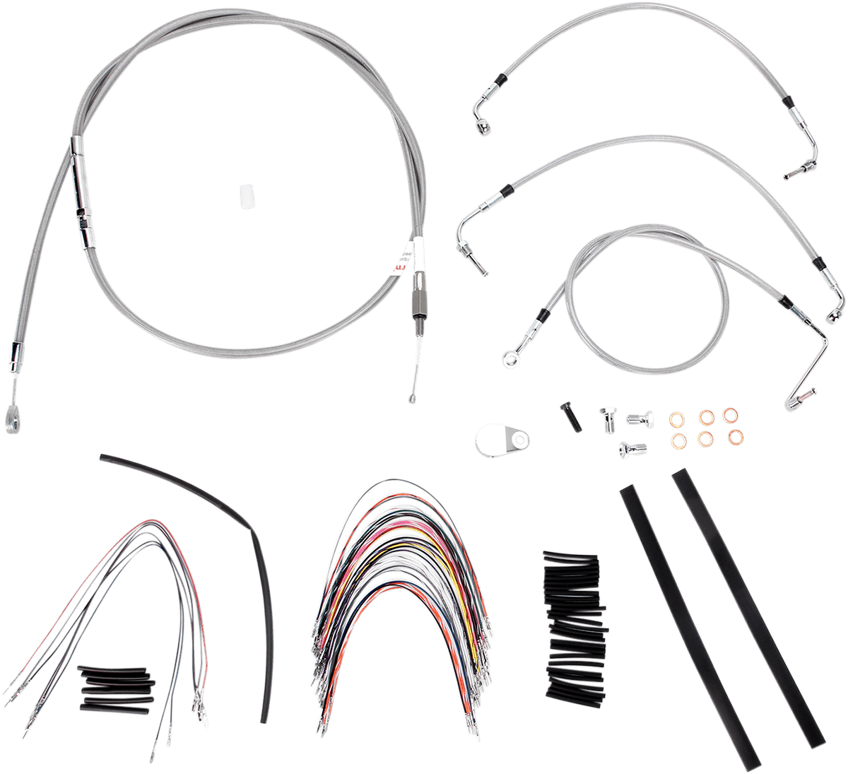 BURLY BRAND-Complete Handlebar Install Kits for Ape Hangers / '08-'16 Bagger-Handlebar Install Kits-MetalCore Harley Supply