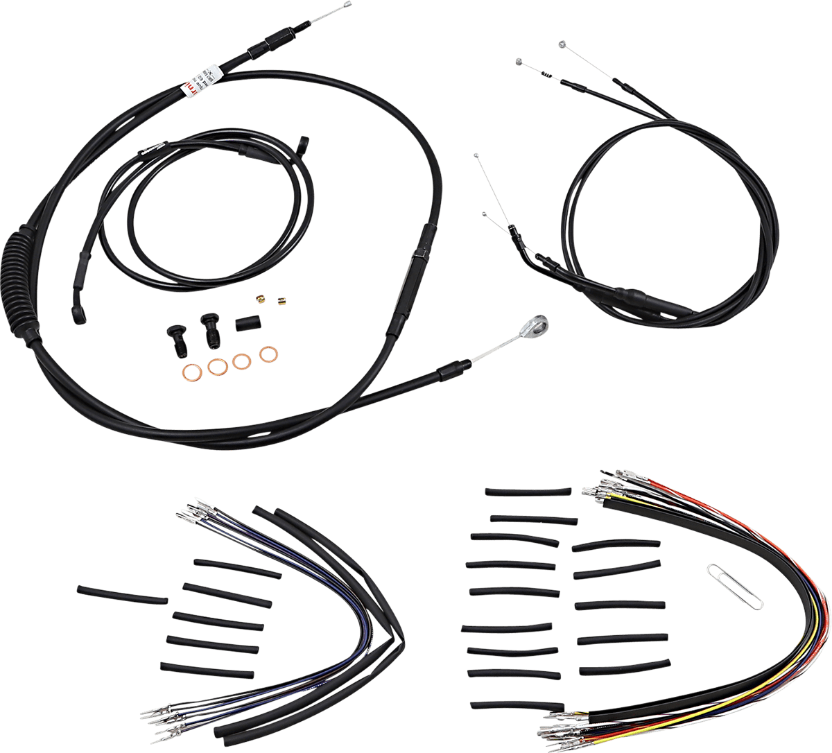 BURLY BRAND-Complete Handlebar Install Kits for T BARs / '96-'17 Dyna-Handlebar Install Kits-MetalCore Harley Supply