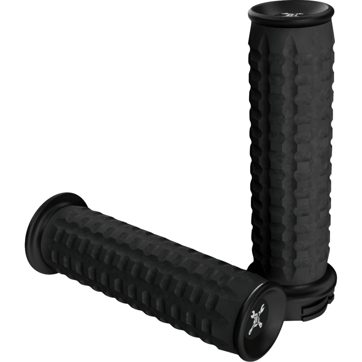 BURLY BRAND - Hawk Grips - Throttle-By-Wire Black Textured - Grips - MetalCore Harley Supply