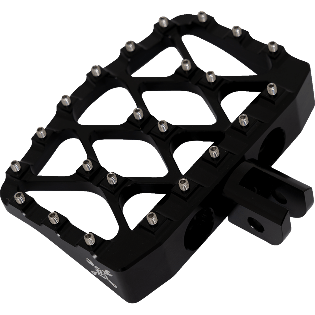 BURLY BRAND - MX Evolution Mini Floorboards - M8 Softail driver mount - view 2 - Floorboards - MetalCore Harley Supply