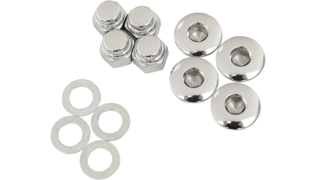 COLONY - Replacement Rocker Shaft End Plugs And Nuts / '71 - '84 - Rocker Shaft Hardware - MetalCore Harley Supply