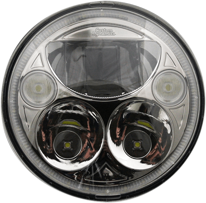 CUSTOM DYNAMICS - 7" TruBEAM® LED Headlamps - Headlights - MetalCore Harley Supply