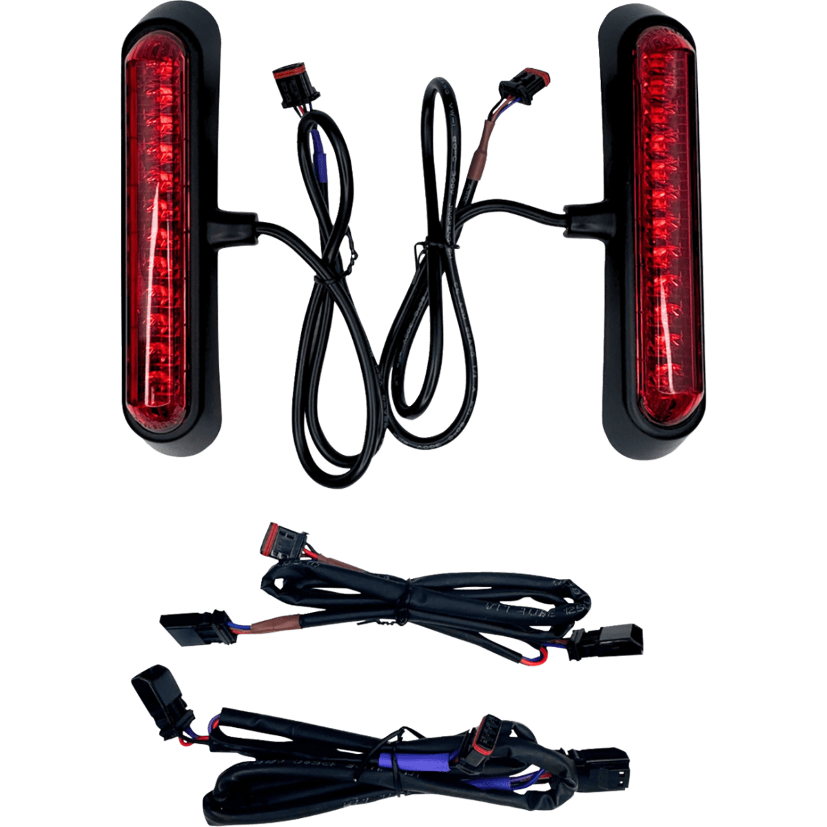 CUSTOM DYNAMICS - LED Saddlebag Lights - Red Lens - '18-'26 M8 Softail - MetalCore Harley Supply - View 2
